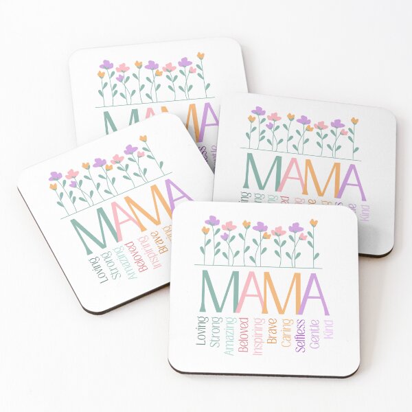Item preview, Mom Loving Strong Amazing Beloved Inspiring Brave Caring Selfless Gentle Kind  designed and sold by Designedbygigy.