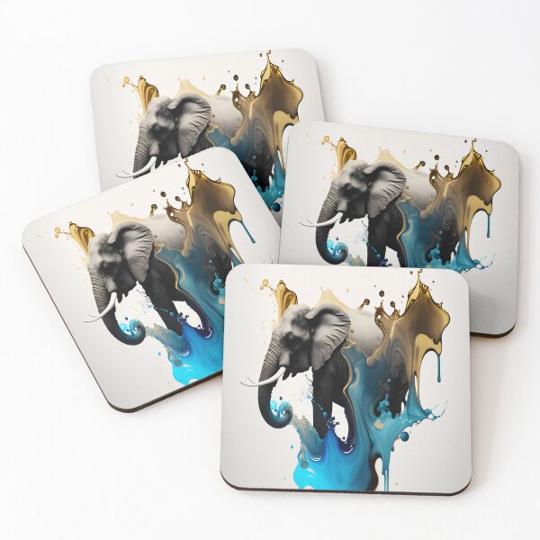 Item preview, Abstract Elephant Art designed and sold by KingExpressions.