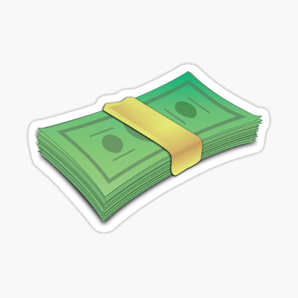 Stack of Cash T-Shirt' Sticker