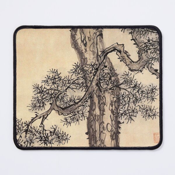 Item preview, Korean Painting Minhwa Pine tree designed and sold by tangerinemars.