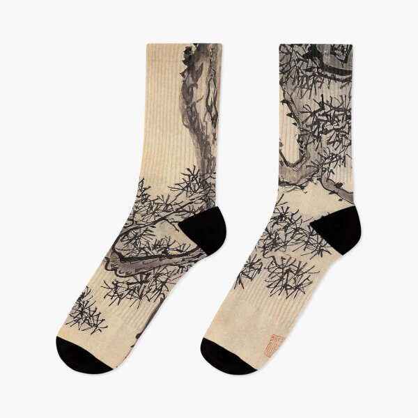 Item preview, Korean Painting Minhwa Pine tree designed and sold by tangerinemars.