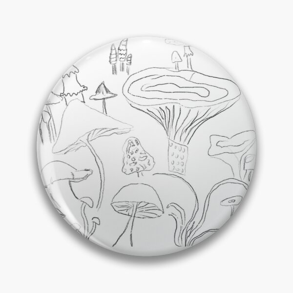 Item preview, Mushroom pattern designed and sold by GanethLey.art.
