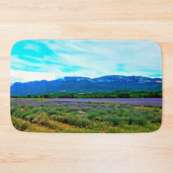 Item preview, View of lavender fields in the Drôme provencale in France designed and sold by franck380.