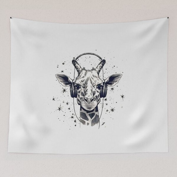 Item preview, Baby Giraffe Dj. Djs gifts. designed and sold by paulo silveira.