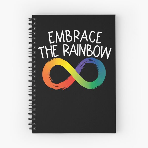 Item preview, Embrace The Rainbow Infinity Autism Neurodiversity Gear designed and sold by DynamicDesign.