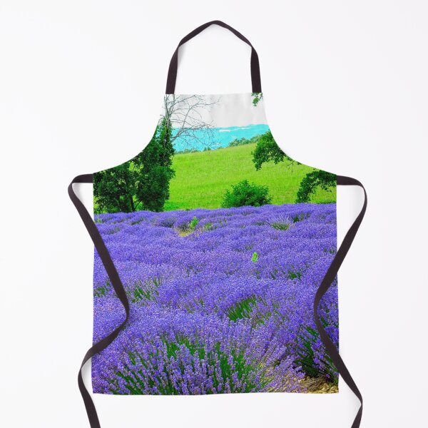 Item preview, View of lavender fields in the Drôme provencale in France designed and sold by franck380.