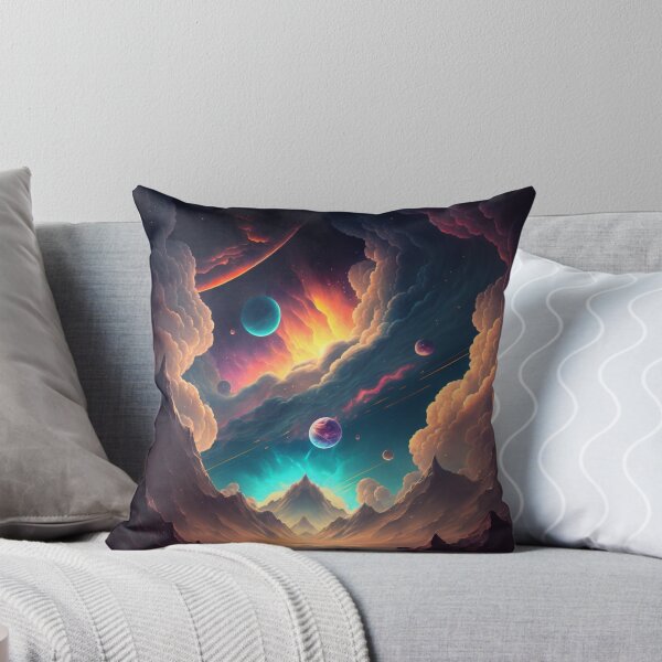 Item preview, Interstellar Dust Clouds/Andromeda Galaxy Sky/Space Art /Pluto Dwarf Planet Surface/New Horizons Mission/Interplanetary Art designed and sold by aiphotosart.