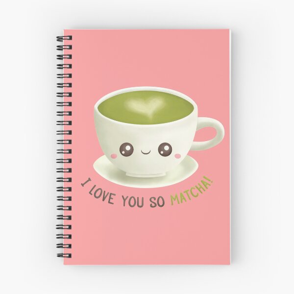 Item preview, Cute I Love You So Matcha Pun designed and sold by rustydoodle.