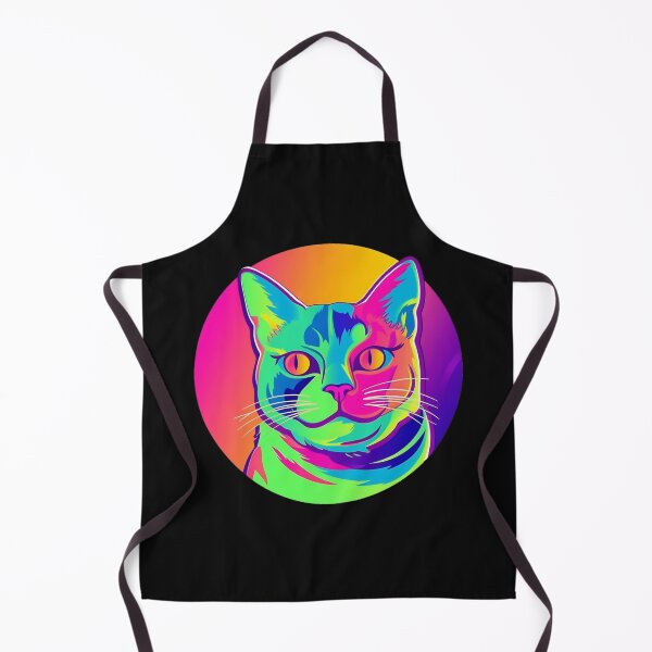 Item preview, Neon Pop Art Cat Design #3 -min designed and sold by BradleyKunze2.