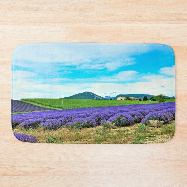 Item preview, View of lavender fields in the Drôme provencale in France designed and sold by franck380.