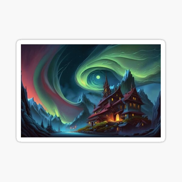Aurora Borealis Sticker