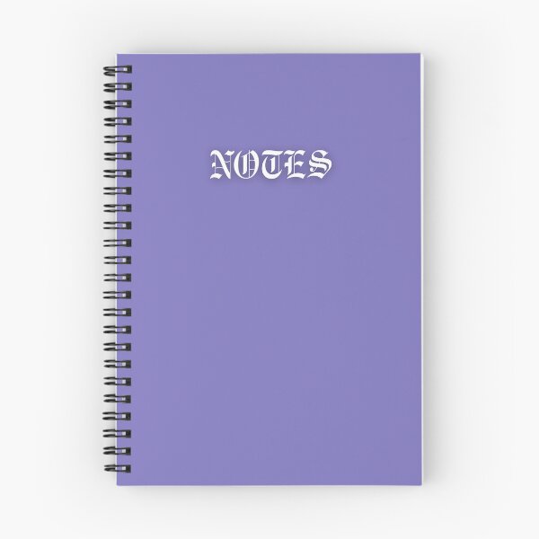Item preview, Purple Old English Notes Book designed and sold by Ninjakandy.