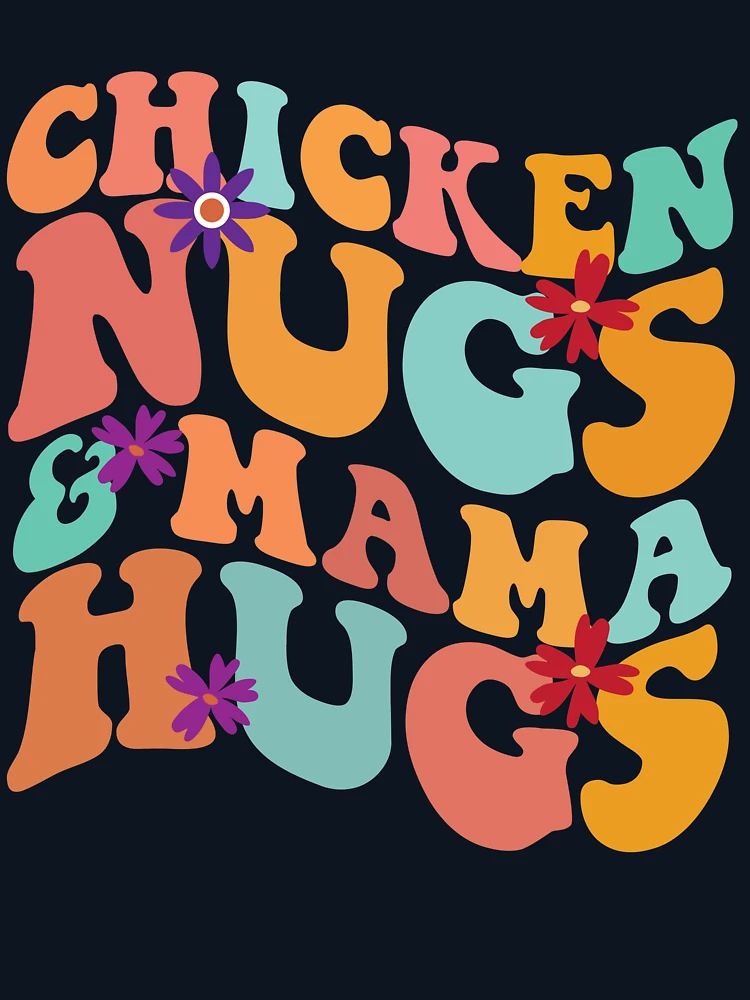 Thumbnail 6 von 6, Leichter Pullover, Chicken Nugs And Mama Hugs Retro Chicken Nuggets Gear designt und verkauft von DynamicDesign.