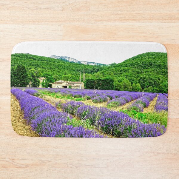 Item preview, View of lavender fields in the Drôme provencale in France designed and sold by franck380.