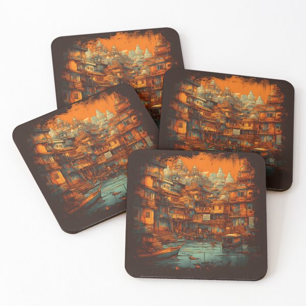 Item preview, Splendid Varanasi: A Vibrant Cityscape of India designed and sold by ankitpanda.