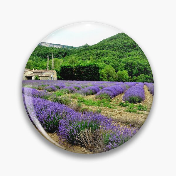 Item preview, View of lavender fields in the Drôme provencale in France designed and sold by franck380.