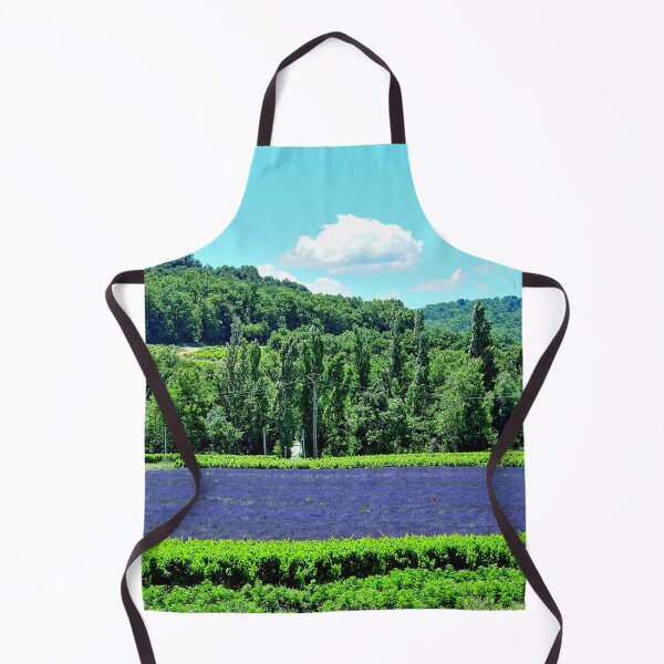 Item preview, View of lavender fields in the Drôme provencale in France designed and sold by franck380.
