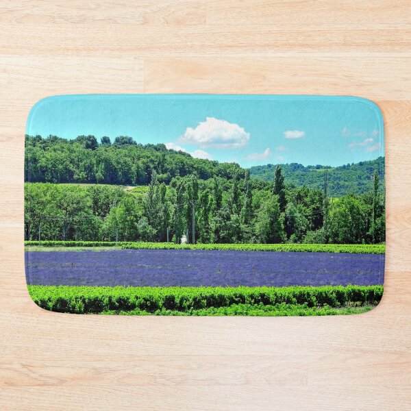 Item preview, View of lavender fields in the Drôme provencale in France designed and sold by franck380.