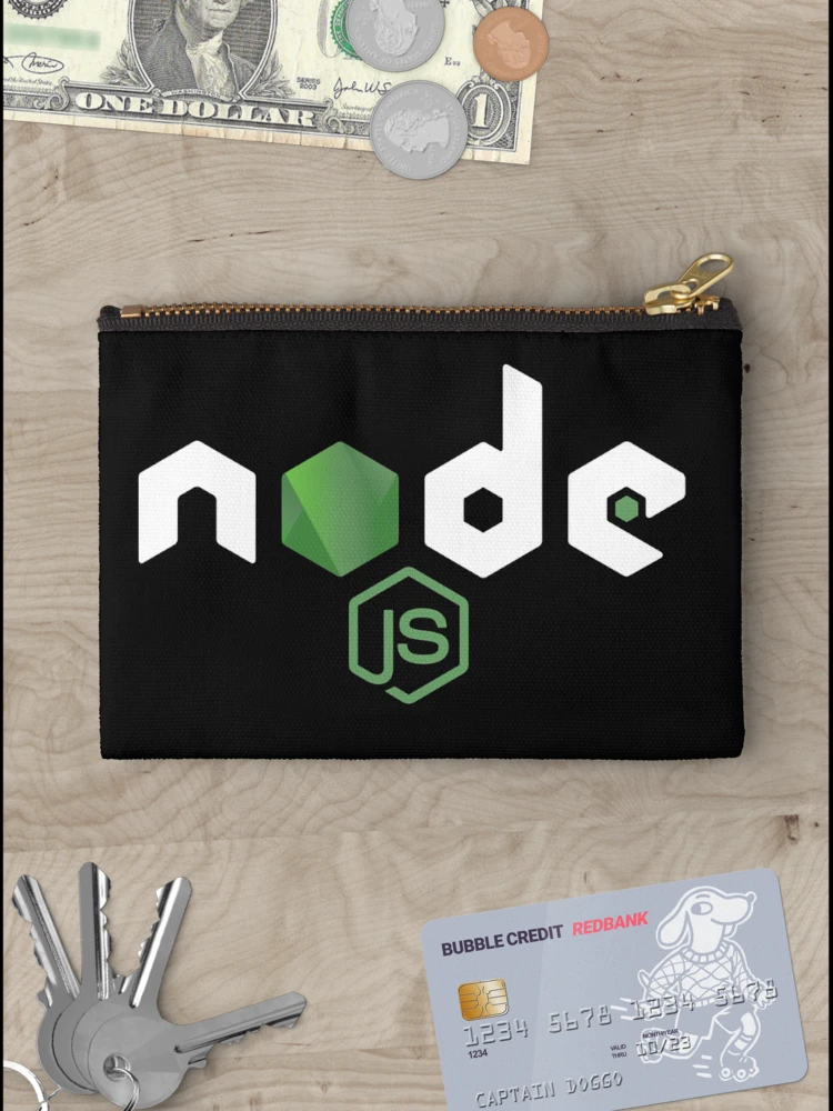 Thumbnail 3 of 4, Zipper Pouch, NodeJS JavaScript Programmer designed and sold by BradleyKunze2.
