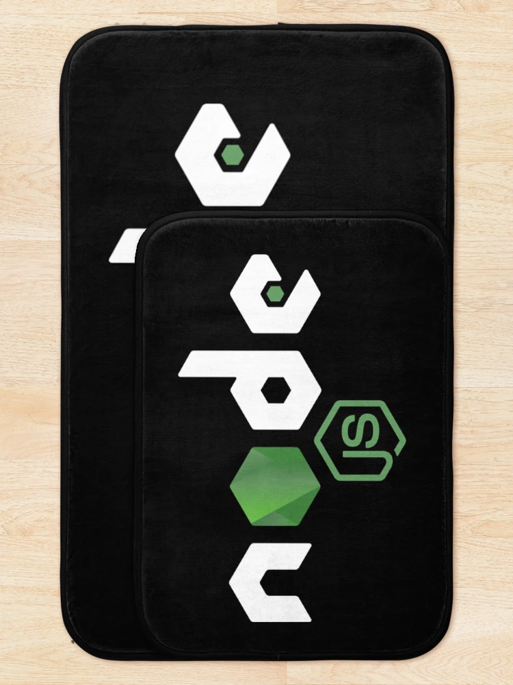 Thumbnail 5 of 6, Bath Mat, NodeJS JavaScript Programmer designed and sold by BradleyKunze2.