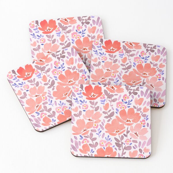 Item preview, Boho Floral Pattern Design Red designed and sold by WildFlowerWC.