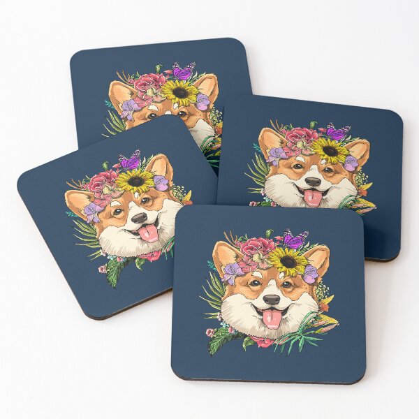 Artikelvorschau, Blumenpembroke-Walisercorgi-botanische Betriebsblume entworfen und verkauft von birose58.