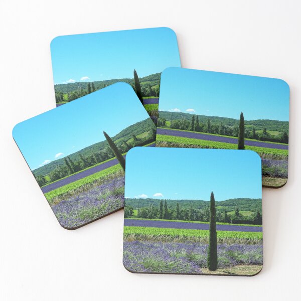 Item preview, View of lavender fields in the Drôme provencale in France designed and sold by franck380.