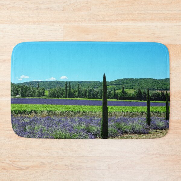 Item preview, View of lavender fields in the Drôme provencale in France designed and sold by franck380.