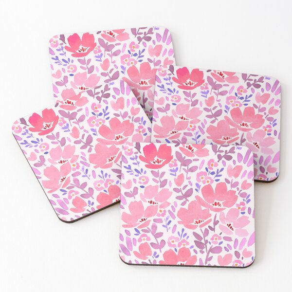 Item preview, Boho Floral Pattern Design Pink designed and sold by WildFlowerWC.