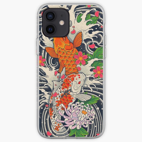Koi Fish Pond iPhone Soft Case