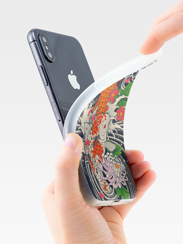 Alternate view of Koi Fish Pond iPhone Case & Cover