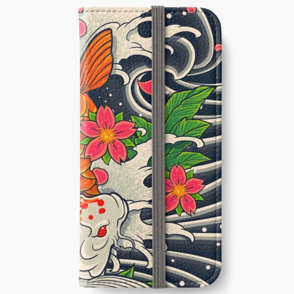 Koi Fish Pond iPhone Wallet