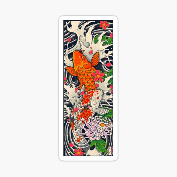 Item preview, Koi Fish Pond  designed and sold by Snapnfit.