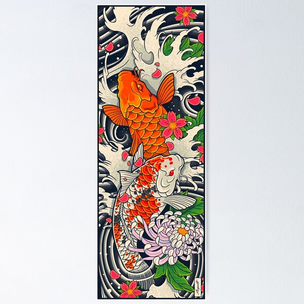 Item preview, Koi Fish Pond  designed and sold by Snapnfit.
