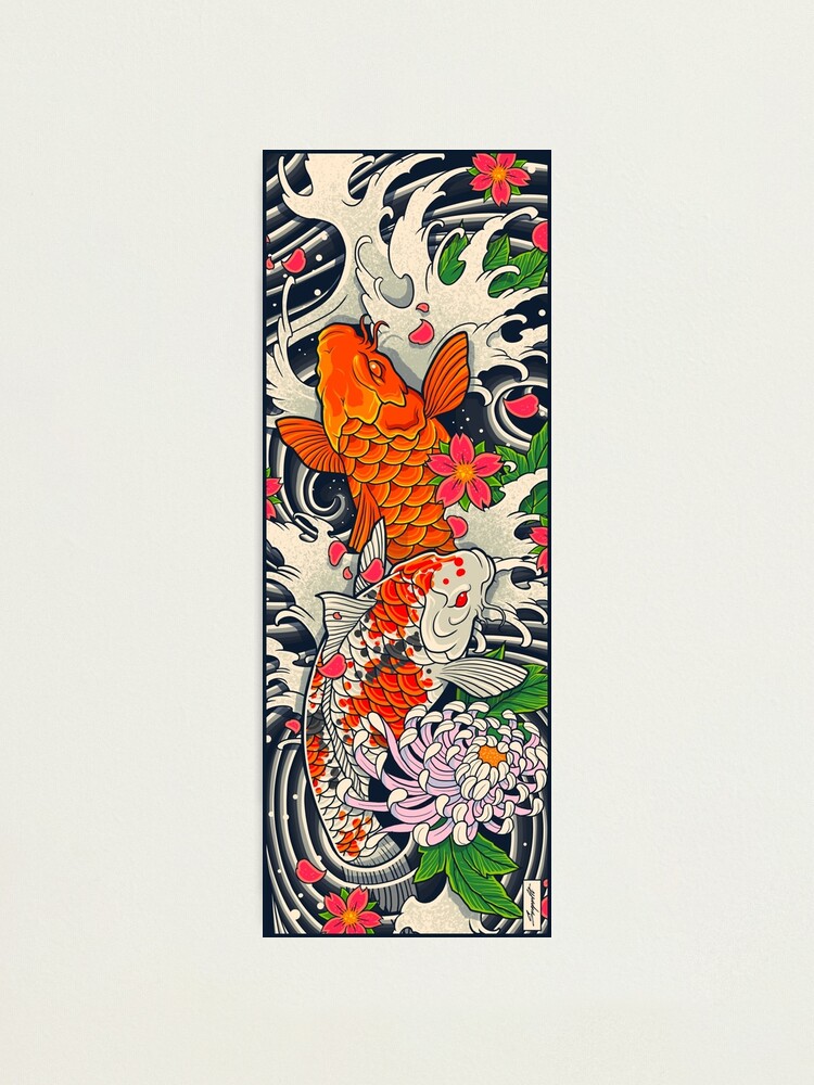Alternate view of Koi Fish Pond Photographic Print