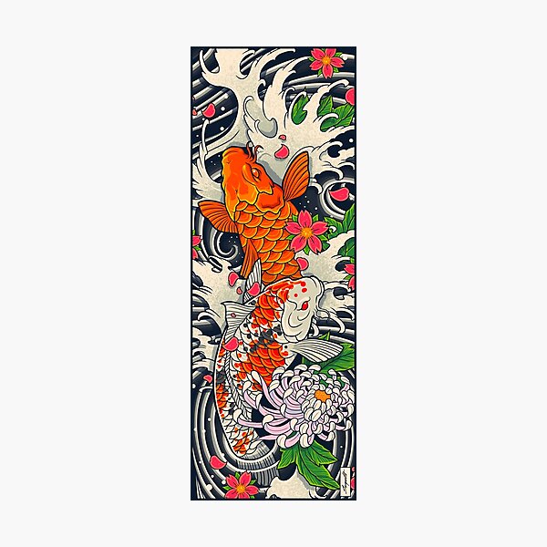 Item preview, Koi Fish Pond  designed and sold by Snapnfit.