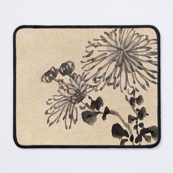 Item preview, Korean Painting Minhwa Chrysanthemum designed and sold by tangerinemars.