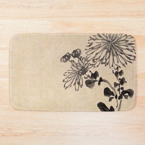Item preview, Korean Painting Minhwa Chrysanthemum designed and sold by tangerinemars.