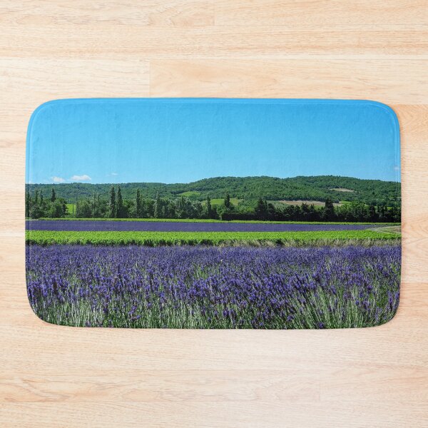 Item preview, View of lavender fields in the Drôme provencale in France designed and sold by franck380.