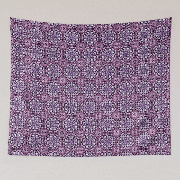 Item preview, Eclectic Purple, Black, Pink Flower Seamless Pattern designed and sold by sandhyabhagath.
