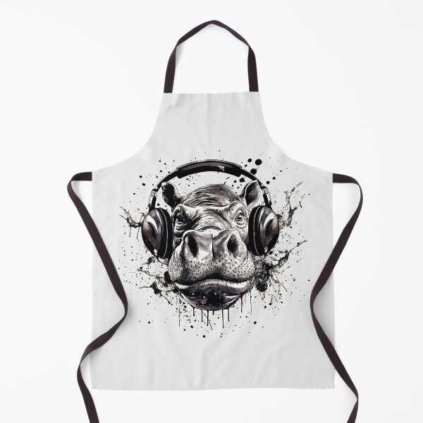 Artikelvorschau, Hippopotamus Dj. Djs-Geschenke. entworfen und verkauft von paulo silveira.