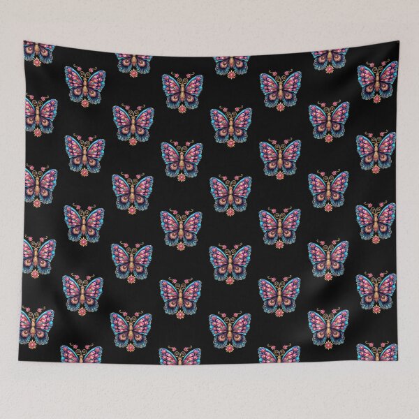 Item preview, Blossom Wings: Discover the Vibrant Splendor of our Colorful Floral Butterfly Collection designed and sold by ThePurpleMelon.