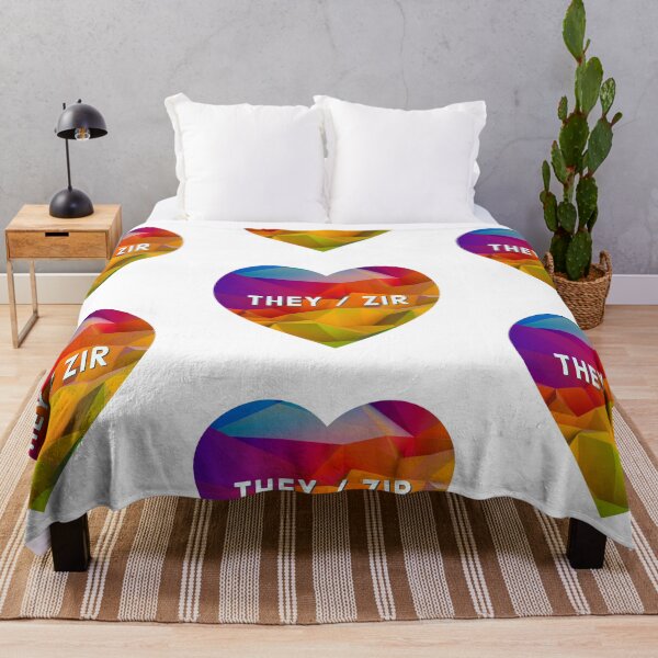 Item preview, They/Zir Pronouns in a Rainbow Heart designed and sold by MxA19.