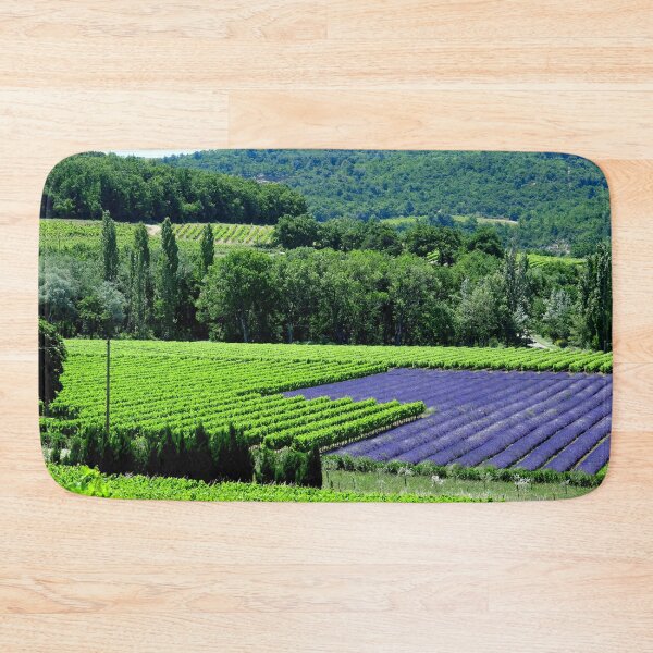 Item preview, View of lavender fields in the Drôme provencale in France designed and sold by franck380.