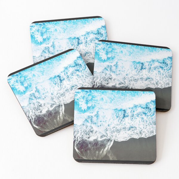 Item preview, Drone Photography of blue oyster beach for all your products on redbubble designed and sold by Almanet.