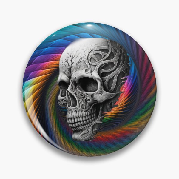 Item preview, Bad*** skeleton three-dimensional clock designed and sold by AcenArt3D.