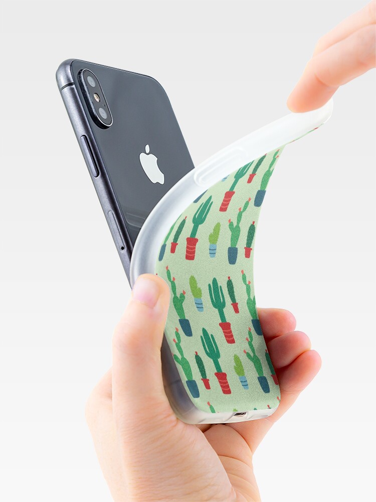 Alternate view of Cactus Love Patterned Print iPhone Case & Cover