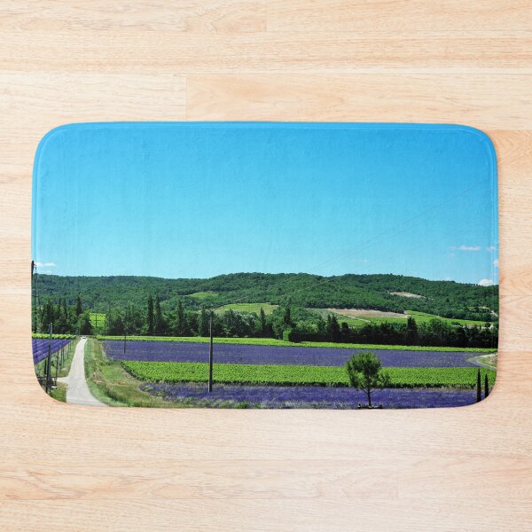 Item preview, View of lavender fields in the Drôme provencale in France designed and sold by franck380.
