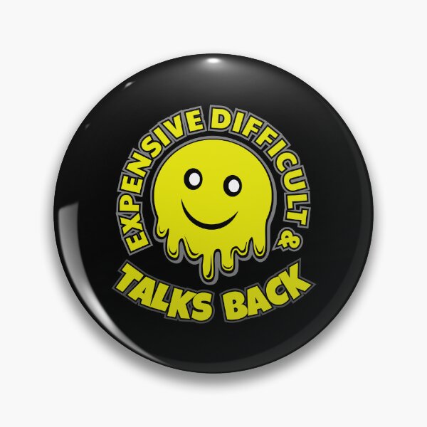 Item preview, Expensive Difficult And Talk Back - t-shirt design - Sticker Redbubble designed and sold by bluehatgraphics.