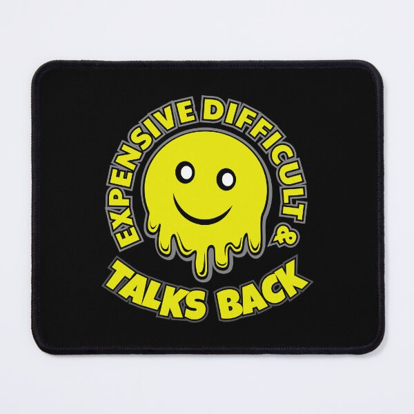 Item preview, Expensive Difficult And Talk Back - t-shirt design - Sticker Redbubble designed and sold by bluehatgraphics.